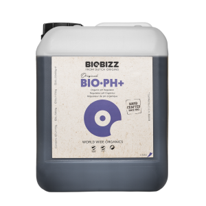 BIOBIZZ PH PLUS, 5L, ORGANICZNY REGULATOR PODNOSZĄCY pH, (gleba, hydro, kokos)