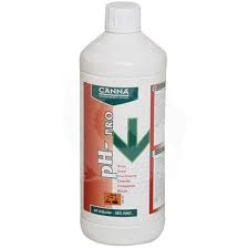CANNA PH MINUS PRO GROWTH (17%), 1L, REGULATOR OBNIŻAJĄCY pH, NA WZROST