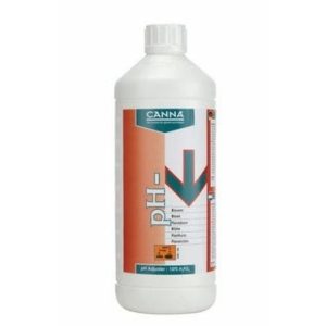 CANNA PH MINUS BLOOM (10%), 1L, REGULATOR OBNIŻAJĄCY pH, NA KWITNIENIE