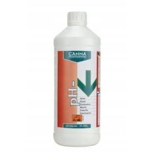 CANNA PH MINUS GROWTH (3%), 1L, REGULATOR OBNIŻAJĄCY pH, NA WZROST