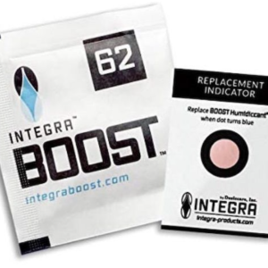 62% REGULATOR WILGOTNOŚCI DO SUSZU ROŚLINNEGO 4g - INTEGRA BOOST, do 17g suszu - UWALNIA LUB POCHŁANIA WILGOĆ W ZAMKNIĘTYM ŚRODOWISKU