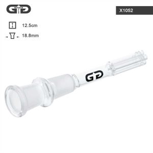 ŁĄCZNIK SZKLANY Z DYFUZOREM - GRACE GLASS, szl.2x18,8mm, dł.14cm