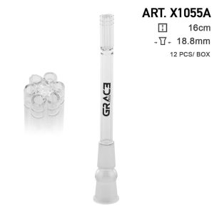 ŁĄCZNIK SZKLANY Z DYFUZOREM - GRACE GLASS, szl.2x18,8mm, dł.16cm